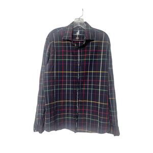 Johnnie-o Plaid Burnley Featherweight Button Up Large